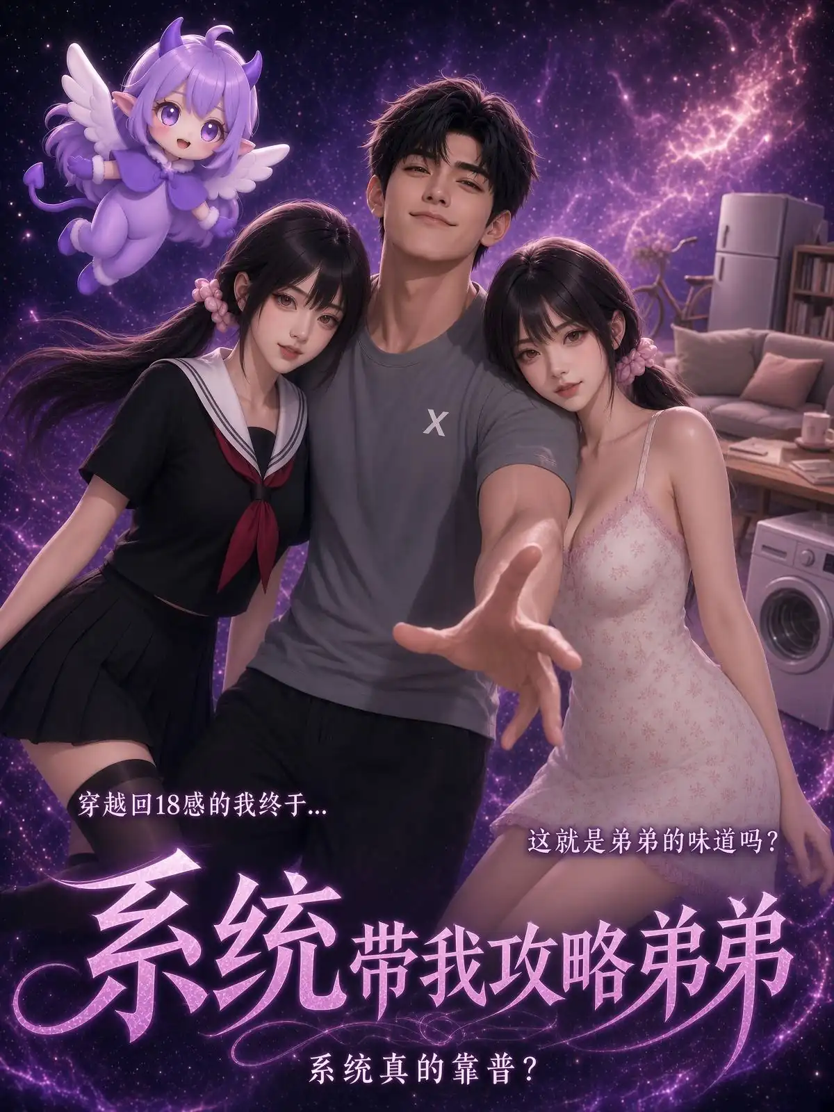 酒红金线主题短剧海报